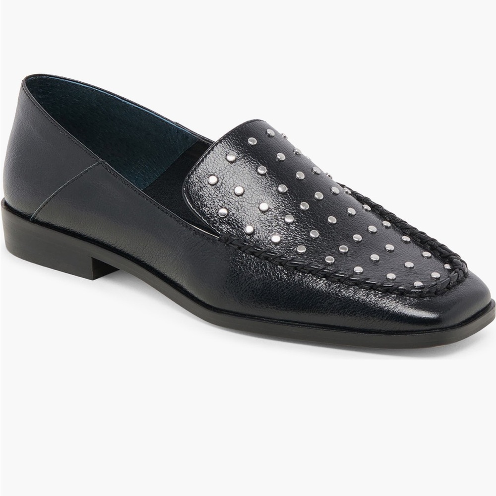 Dolce Vita Black Star-Studded Loafers